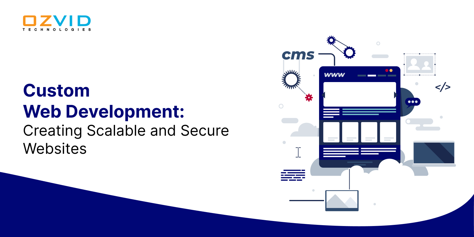 Custom Web Development: Creating Scalable and Secure Websites