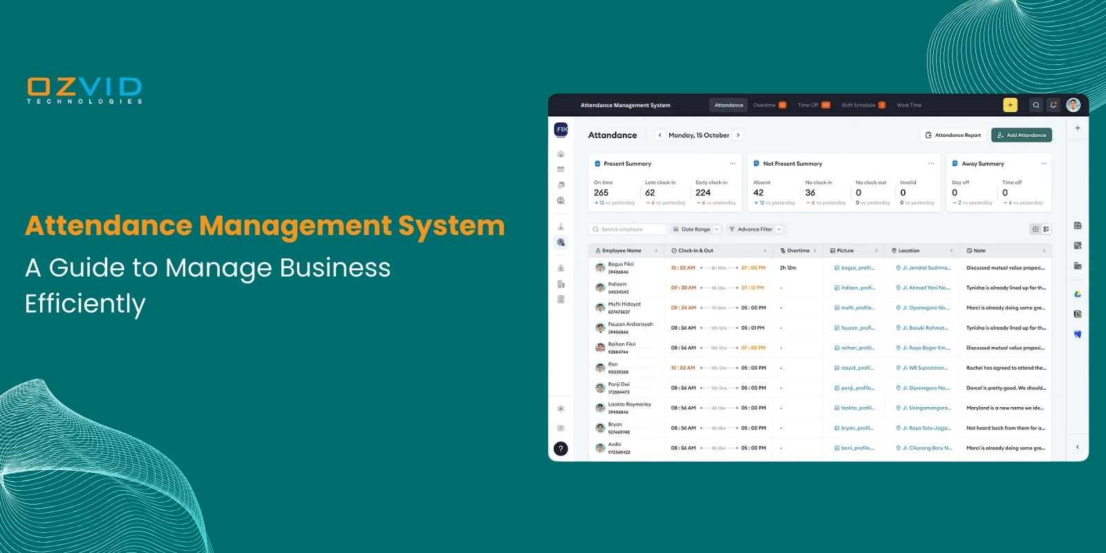 Attendance Management System: A Guide to Manage Business Efficiently