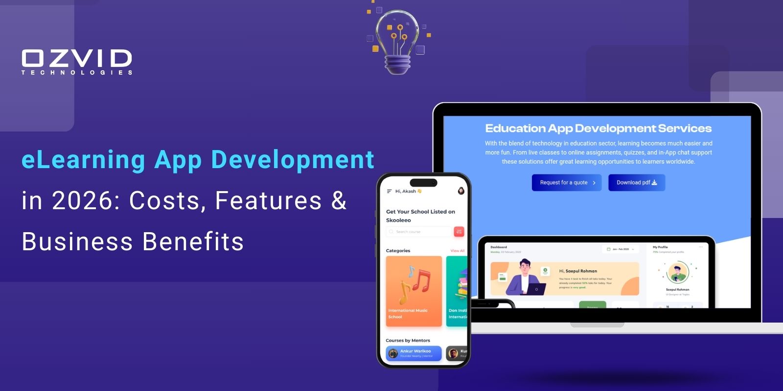 eLearning App Development in 2026: Costs, Features & Business Benefits